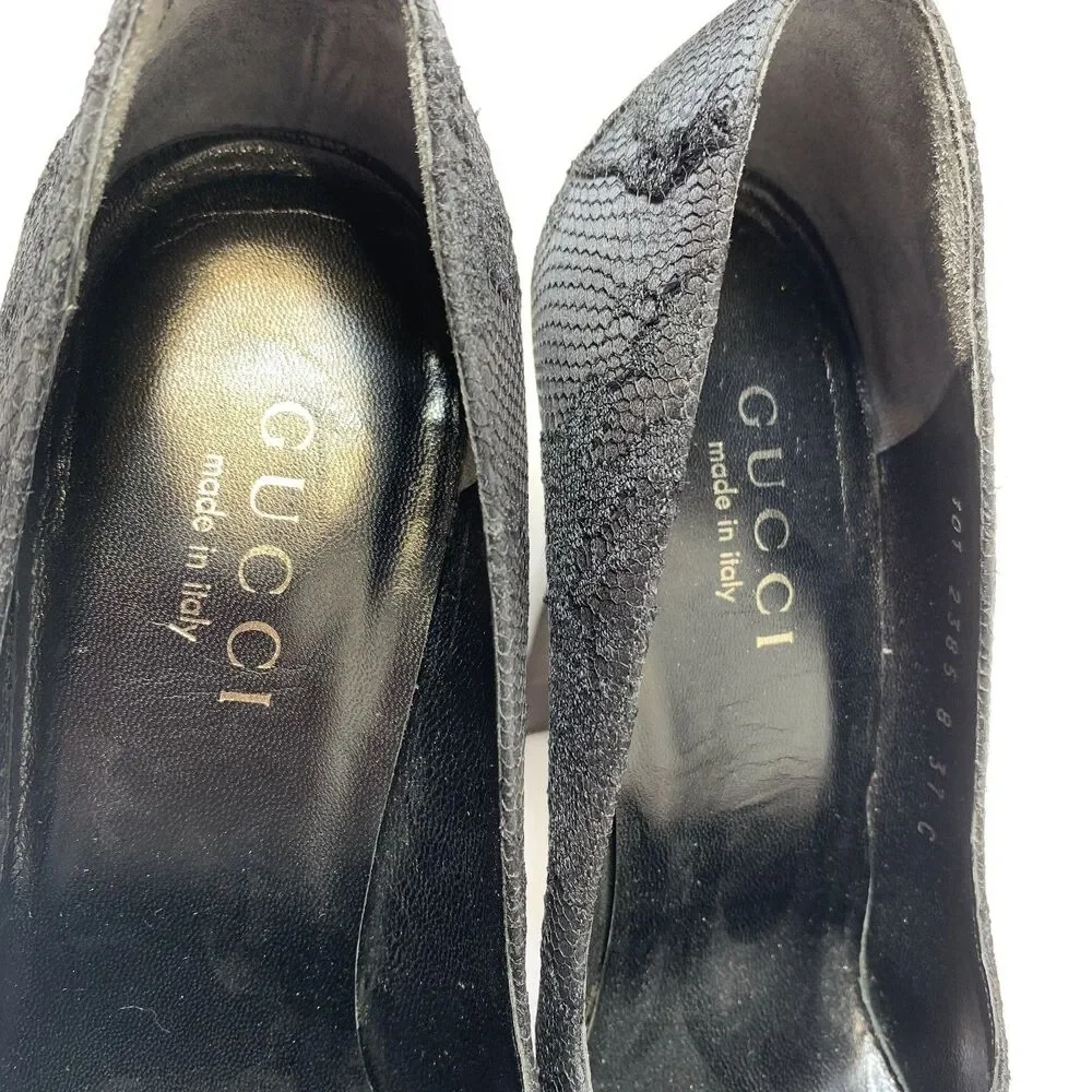 Gucci platform pumps